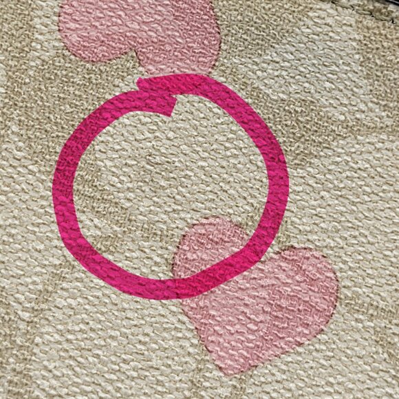 Coach Mini Jamie Camera Bag In Signature Canvas With Heart Print - Picture 10 of 16